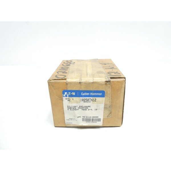 Eaton Cutler-Hammer Oiltight Pushbutton Enclosure 10250TN12